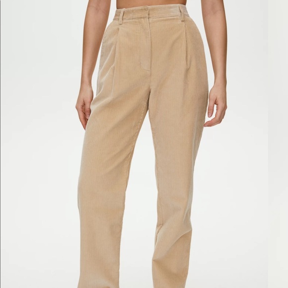 Aritzia Lennox Brown Corduroy Pant Size 8 - Picture 5 of 10